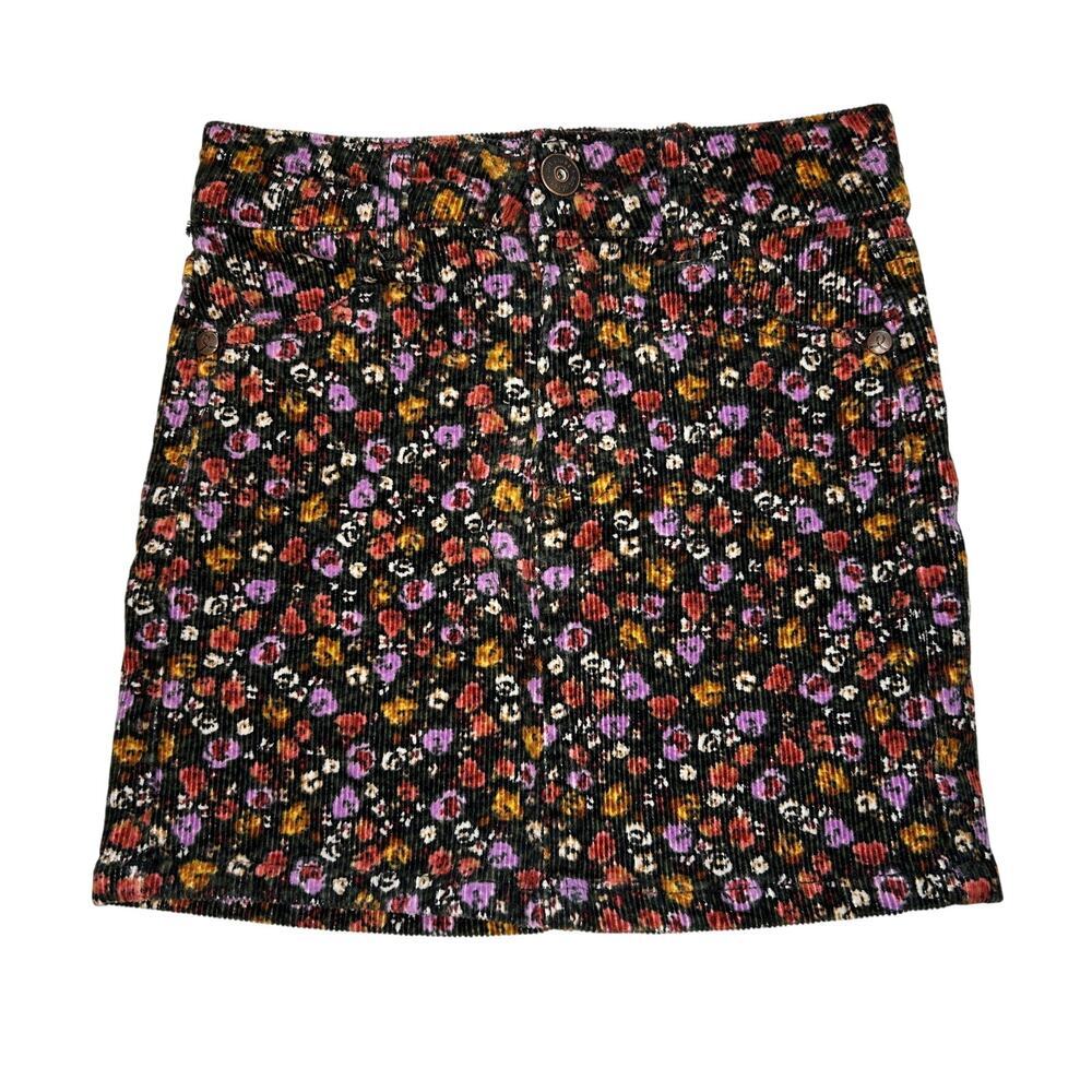 Art Class Floral Corduroy Skirt 6/6X